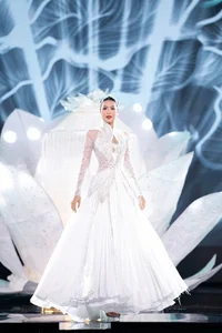 Miss Doan Thien An Shines Bright in Stunning Traditional Vietnamese Costumes - image 5