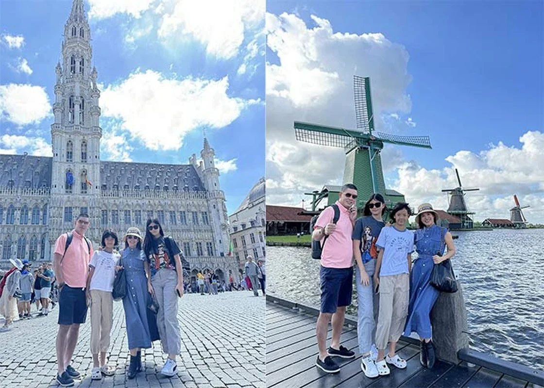 Luxury Summer Escapes: Vietnamese Celebrities and Their Families Travel in Style Across the Globe