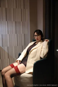 Captivating Office Siren Aesthetic with Xiao Rou Rou Mi No.10805 - image 25