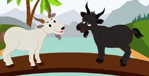 The Classic Moral Fable of the Two Goats Crossing the Bridge - image 1