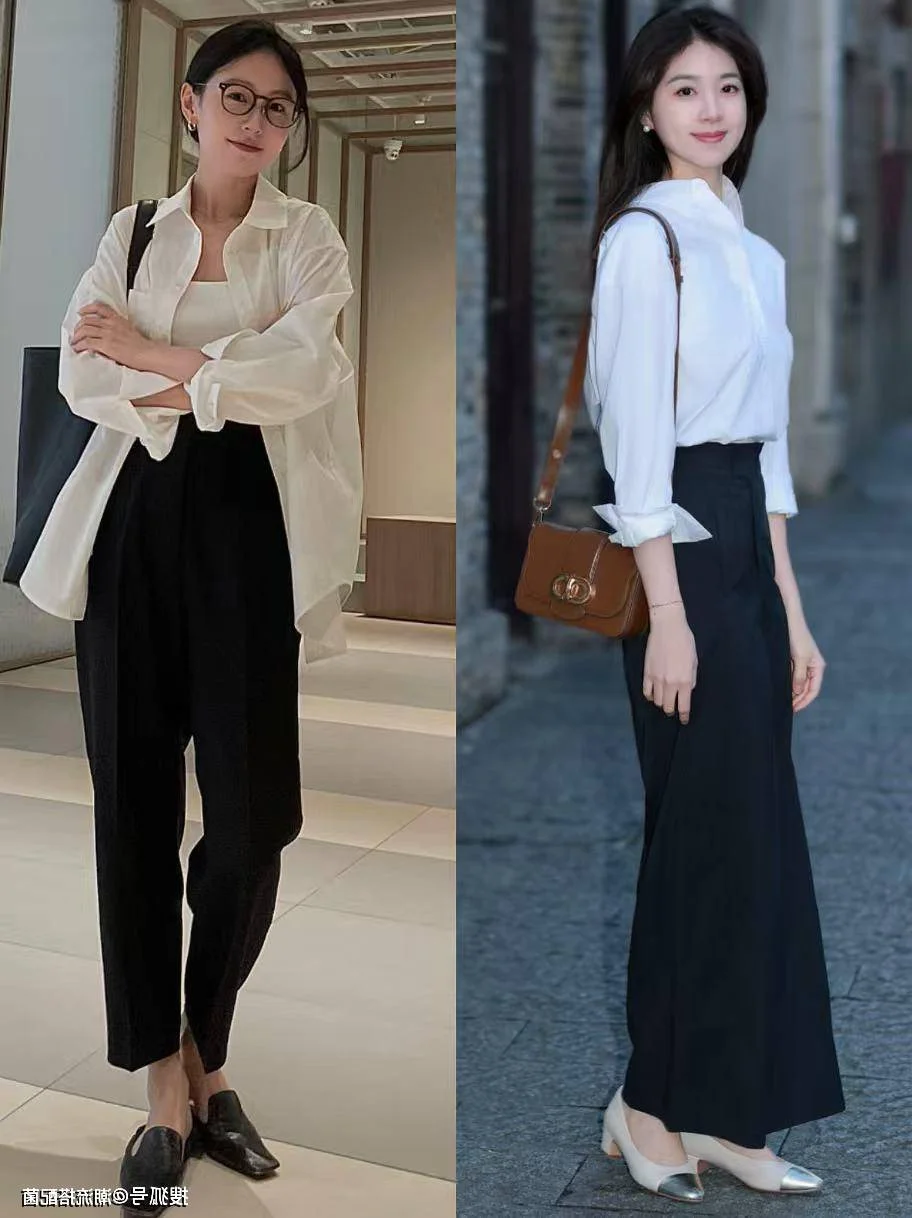 4 Elegant Pant Styles for Middle-Aged Women to Pair with Shirts