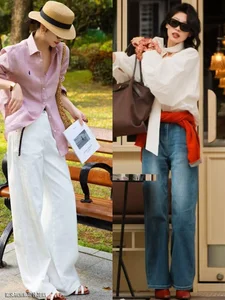 4 Elegant Pant Styles for Middle-Aged Women to Pair with Shirts - image 9
