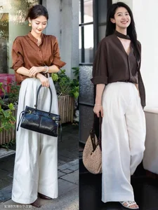 4 Elegant Pant Styles for Middle-Aged Women to Pair with Shirts - image 3