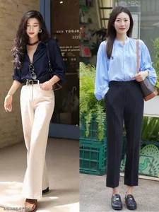 4 Elegant Pant Styles for Middle-Aged Women to Pair with Shirts - image 11