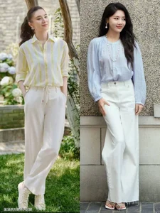 4 Elegant Pant Styles for Middle-Aged Women to Pair with Shirts - image 4