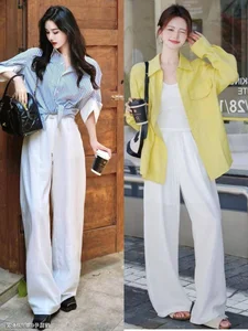 4 Elegant Pant Styles for Middle-Aged Women to Pair with Shirts - image 1