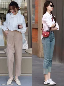 4 Elegant Pant Styles for Middle-Aged Women to Pair with Shirts - image 6