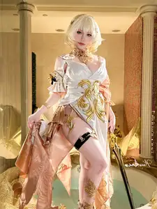 Experience Hane Ame's Aglaia from Honkai Star Rail: A Mesmerizing Cosplay Masterpiece! - image 5