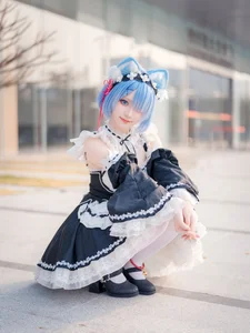 Stunning Rem Cat Maid Cosplay by Hana at Firefly Animation Carnival – Re:Zero Inspired Anime Photoshoot - image 31