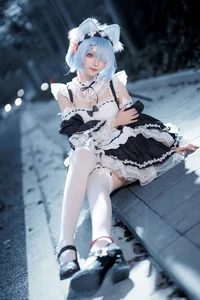 Stunning Rem Cat Maid Cosplay by Hana at Firefly Animation Carnival – Re:Zero Inspired Anime Photoshoot - image 40