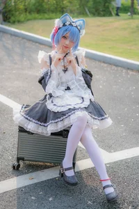 Stunning Rem Cat Maid Cosplay by Hana at Firefly Animation Carnival – Re:Zero Inspired Anime Photoshoot - image 37
