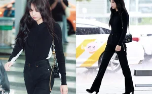 Jennie of BLACKPINK Stuns in Minimalist Airport Fashion Look - image 2