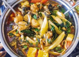 Authentic Vietnamese Frog Hotpot with Sour Bamboo Shoots Recipe - image 1