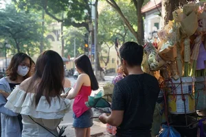 Hanoi Streets Bustle on September 2nd Holiday: Flower Vendors Earn Millions as Crowds Seek Perfect Photos - image 2