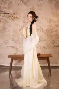 Elegant Asian Beauty in Traditional Inspired Dress Discover Timeless Grace and Serene Charm - image 10