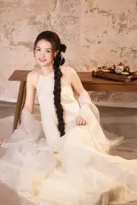 Elegant Asian Beauty in Traditional Inspired Dress Discover Timeless Grace and Serene Charm - image 6