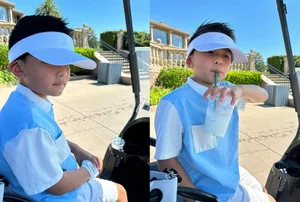 Thien Tu’s Golfing Skills: Thuy Tien Shares Her Son’s Surprising Growth - image 0