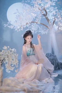 YiTuYu Art Language Vol.6124: Huang Yu Yao in Floral Elegance - image 3