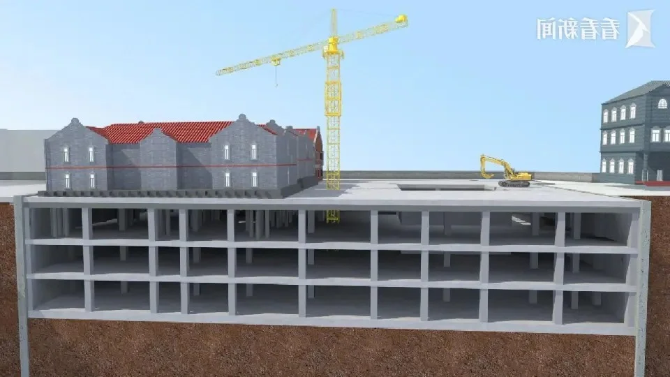 China Uses 432 Robots to Relocate Historic 7,500-Ton Building