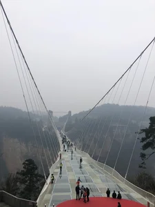 Crossing the Record-Breaking Zhangjiajie Glass Bridge in Hunan Province, China - image 8