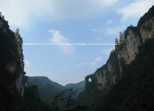 Crossing the Record-Breaking Zhangjiajie Glass Bridge in Hunan Province, China - image 7