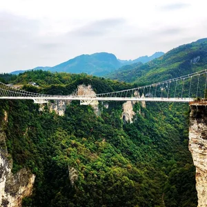 Crossing the Record-Breaking Zhangjiajie Glass Bridge in Hunan Province, China - image 0