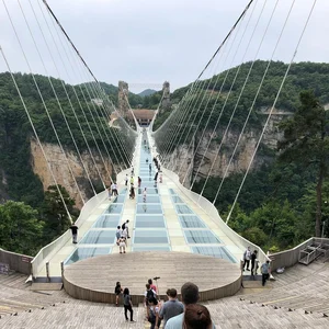Crossing the Record-Breaking Zhangjiajie Glass Bridge in Hunan Province, China - image 1