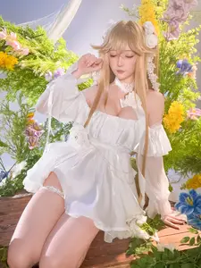 Pure Ethereal Beauty: Hoshilily as Anchorage from Azur Lane - image 8