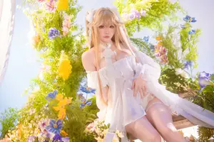 Pure Ethereal Beauty: Hoshilily as Anchorage from Azur Lane - image 5