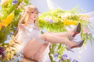 Pure Ethereal Beauty: Hoshilily as Anchorage from Azur Lane - image 2
