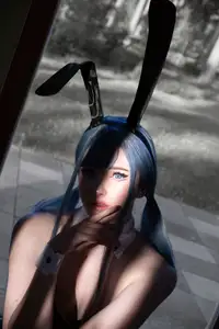 Coser Candy Ball's Enchanting Blue Bunny Transformation - Exclusive Photos - image 13