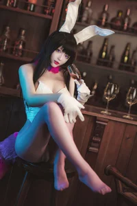 Coser Qi Si Kuai Wii Demon Sister Bunny Girl - 28 High-Res Photos - image 0