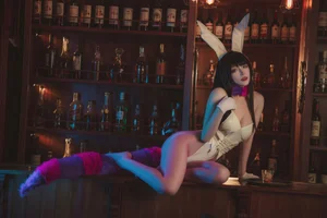 Coser Qi Si Kuai Wii Demon Sister Bunny Girl - 28 High-Res Photos - image 10