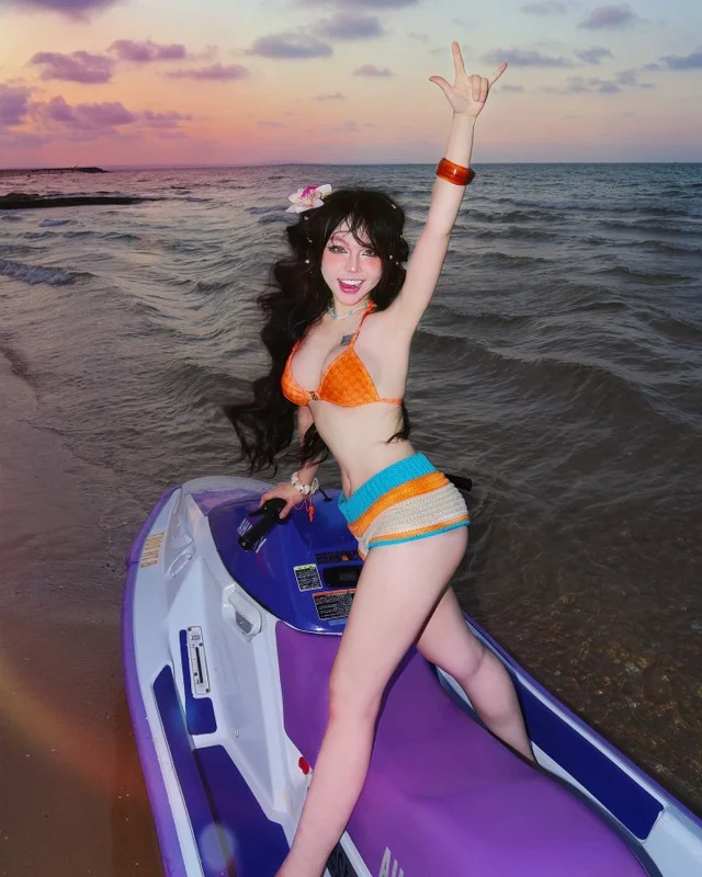 Influencer Bao Khuyen Susan Embraces Summer Vibes with Bold Jet Ski Photoshoot