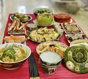 Traditional Vietnamese Feast Offerings for the Ghost Festival (Ram Thang 7) - image 16