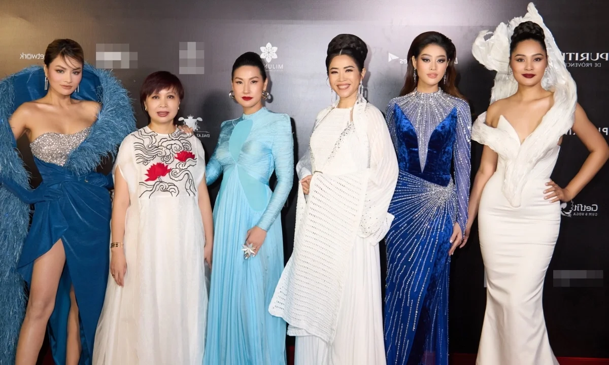 Stunning Beauties Flaunt Elegant Figures on Miss Cosmo Vietnam Red Carpet