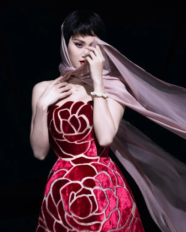Former Beauty Pageant Contestant Hints at Third Attempt in Goddess-Inspired Gown