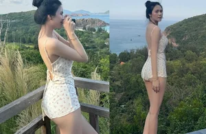 Vietnamese Footballers' Wives Kick Off Summer with Stunning Bikini Looks - image 2