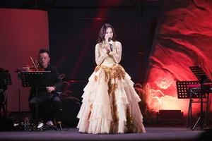 Vietnamese Pop Icon My Tam Tears Up in Emotional Live Concert Performance - image 12
