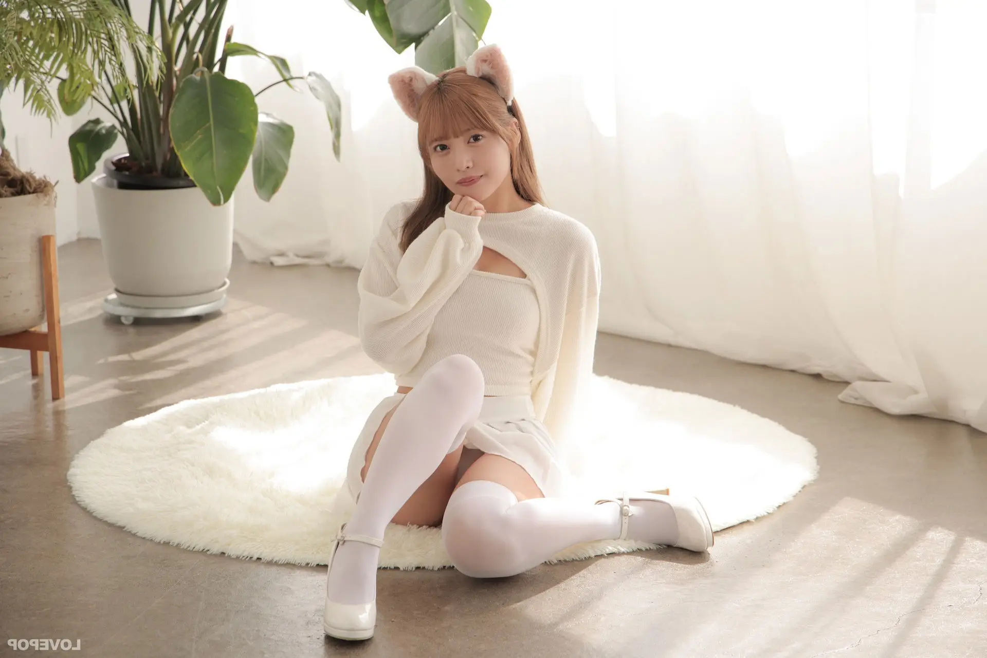 Asuka Nekomiya [LOVEPOP] Photoset 13: Dive into the Irresistible Charm of the Cat-Eared Beauty.