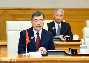 Prime Minister Le Minh Hung Holds Diplomatic Meeting with South Korean President - image 1