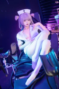 Stunning Call of the Night Cosplay: Qi Qi Yao Guai O as Nurse Nazuna Part 02 - image 3