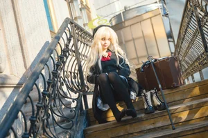 Elegant Smiling Professor Cosplay by Shi Liang Yu: Sophisticated Academic Style and Intellectual Aesthetic Photography Collection for Dark Academia Lovers - image 7