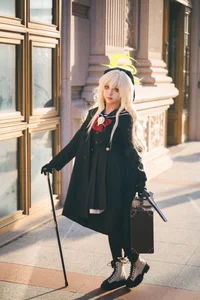 Elegant Smiling Professor Cosplay by Shi Liang Yu: Sophisticated Academic Style and Intellectual Aesthetic Photography Collection for Dark Academia Lovers - image 11