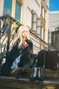 Elegant Smiling Professor Cosplay by Shi Liang Yu: Sophisticated Academic Style and Intellectual Aesthetic Photography Collection for Dark Academia Lovers - image 29