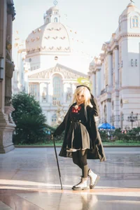 Elegant Smiling Professor Cosplay by Shi Liang Yu: Sophisticated Academic Style and Intellectual Aesthetic Photography Collection for Dark Academia Lovers - image 20