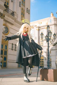 Elegant Smiling Professor Cosplay by Shi Liang Yu: Sophisticated Academic Style and Intellectual Aesthetic Photography Collection for Dark Academia Lovers - image 26