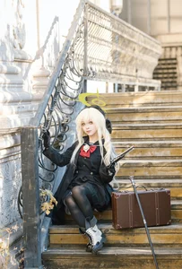 Elegant Smiling Professor Cosplay by Shi Liang Yu: Sophisticated Academic Style and Intellectual Aesthetic Photography Collection for Dark Academia Lovers - image 25