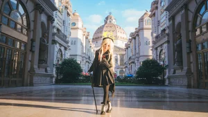 Elegant Smiling Professor Cosplay by Shi Liang Yu: Sophisticated Academic Style and Intellectual Aesthetic Photography Collection for Dark Academia Lovers - image 35