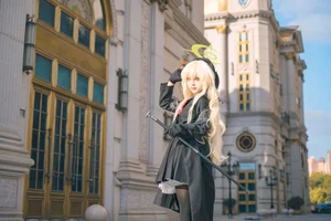 Elegant Smiling Professor Cosplay by Shi Liang Yu: Sophisticated Academic Style and Intellectual Aesthetic Photography Collection for Dark Academia Lovers - image 24